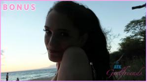 You hit the trails and the beach with Brooke.